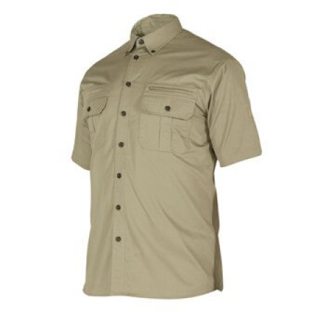 Camisa Caribou Hunting S/S Anti-Wrinkle T 244 DH Chinchila