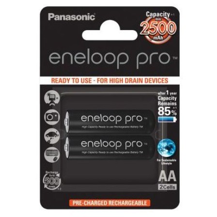 Baterias Panasonic Eneloop X 2500 mAh Blister 2 AA