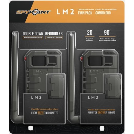 Câmara Spypoint LM2 Twin Pack