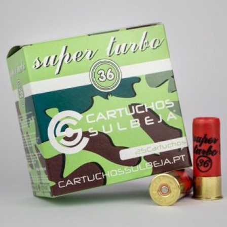 Cart. Sulbeja Cal.12 Super Turbo 36Gr. Ch.4 Cx.25