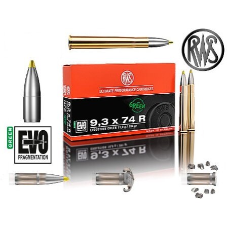 RWS 9,3x74R Evo Green 184Grs