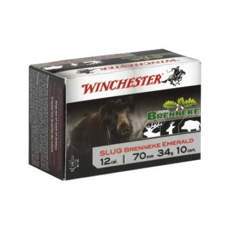 Cart. Bala Winchester Slug Brenneke 12-70 20mm 34g  Cx.10 CHBKE12