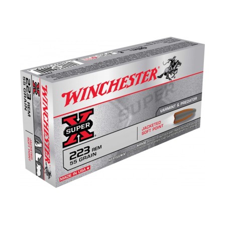 Winchester 223 Rem 55Gr PSP