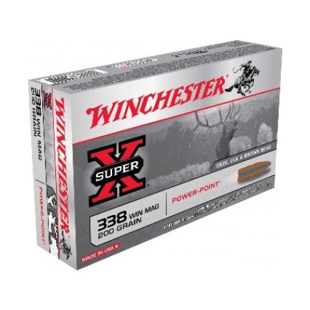 Winchester 338 Win Mag 200Grs PP Winchester 338 Win Mag 200Grs PP