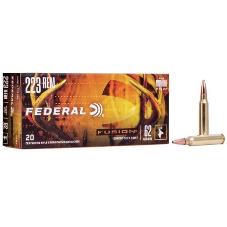 Federal Fusion 223 Rem 62Grs