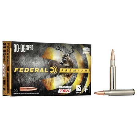 FEDERAL Premium 30-06 Barnes Triple Shock TSX 165Grs