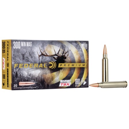 FEDERAL Premium 300 Win Mag Barnes Triple Shock TSX 180Grs