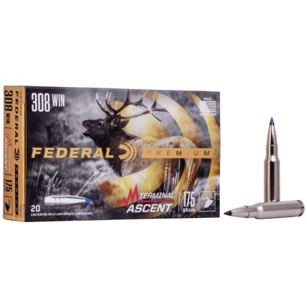 FEDERAL Premium 308 Win 175Grs Terminal Ascent