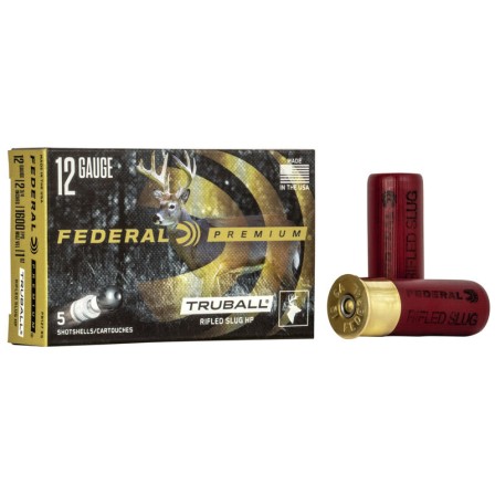 Cart. Bala Federal Premium TruBall 12 28gr Low Recoil Cx.5 PB127LRS