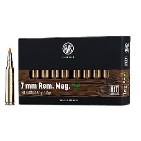 RWS 7mm Rem Mag Hit 140Grs