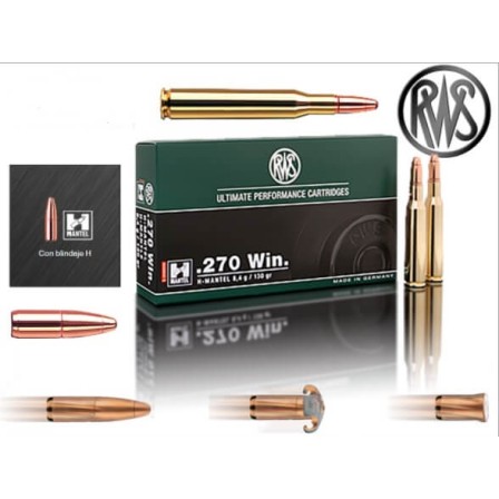RWS 270 Win H.Mantel 130Grs