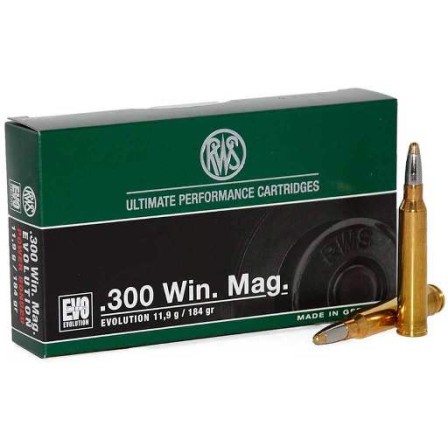 RWS 300 Win Mag Evolution 184Grs