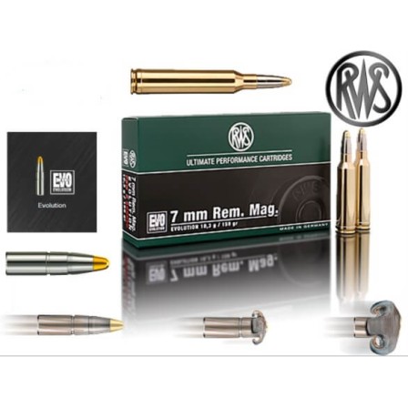 RWS 7mm Rem Mag Evo 159Grs