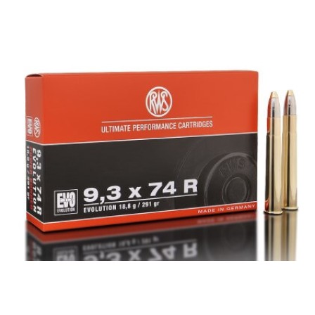 RWS 9,3x74R EVO 290Grs