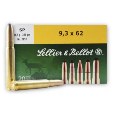 S&B 9,3x62 SP 285Grs