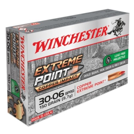 Winchester 30-06 150Grs Extreme Point Copper Impact