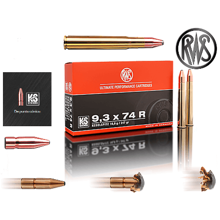 RWS 9,3x74R KS 247Grs